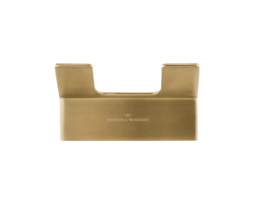 Двойной крючок для ванной WONZON & WOGHAND LOTTE, Брашированное золото (WW-8325-BG)