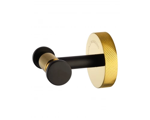 Двойной крючок для ванной WONZON & WOGHAND MAJESTIC, Черный/Золото (WW-9225)