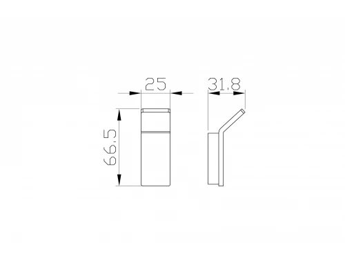 Крючок для ванной WONZON & WOGHAND LOTTE, Брашированное золото (WW-8315A-BG)