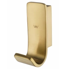 Крючок для ванной WONZON & WOGHAND LOTTE, Брашированное золото (WW-8315-BG)