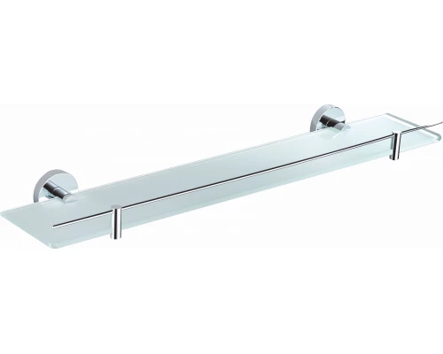Стеклянная полка для ванной WONZON & WOGHAND EASY, Хром (WW-8127)