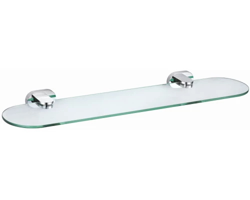 Стеклянная полка для ванной WONZON & WOGHAND FIRST, Хром (WW-8427)