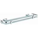 Стеклянная полка для ванной WONZON & WOGHAND FLAT, Хром (WW-9727)