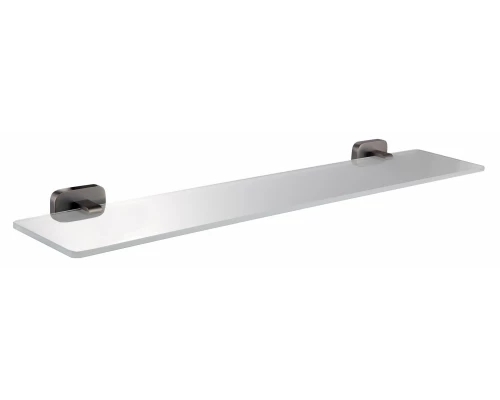 Стеклянная полка для ванной WONZON & WOGHAND GRAFFITY, Темный графит (WW-9327-BGM)