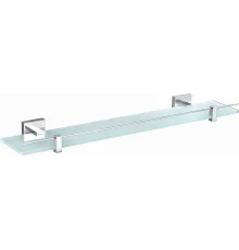 Стеклянная полка для ванной WONZON & WOGHAND POLO, Хром (WW-8927)