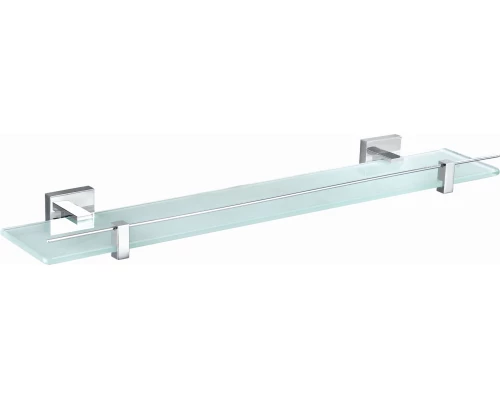 Стеклянная полка для ванной WONZON & WOGHAND POLO, Хром (WW-8927)
