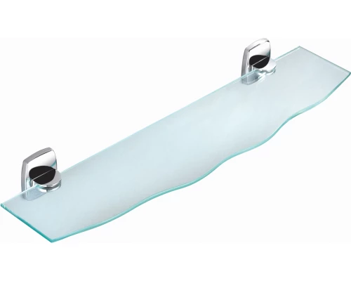 Стеклянная полка для ванной WONZON & WOGHAND PORTO, Хром (WW-1701)