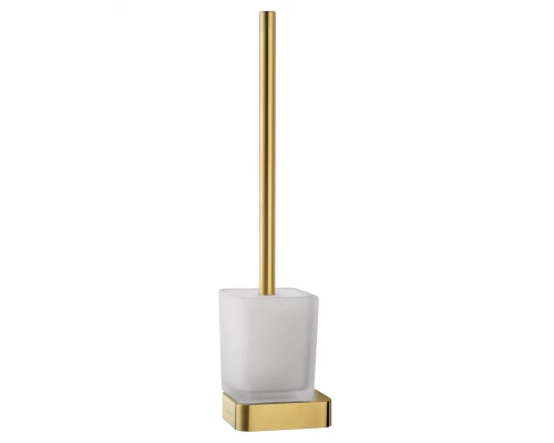 Туалетный ершик в комплекте WONZON & WOGHAND LOTTE, Брашированное золото (WW-8329-BG)