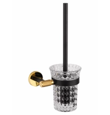 Туалетный ершик в комплекте WONZON & WOGHAND MAJESTIC, Черный/Золото (WW-9229)