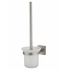 Туалетный ершик в комплекте WONZON & WOGHAND POLO, Брашированный никель (WW-8919-BN)