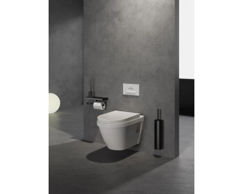 Туалетный ершик в комплекте WONZON & WOGHAND, Черный матовый (WW-V4601-MB)