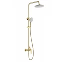 Душевая система WONZON & WOGHAND Blend, Брашированное золото (WW-A30103-BG)