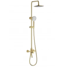 Душевая система WONZON & WOGHAND CLICK, Брашированное золото (WW-N3S962-BG)