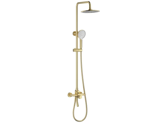 Душевая система WONZON & WOGHAND CLICK, Брашированное золото (WW-N3S962-BG)