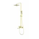Душевая система WONZON & WOGHAND EDGE, Брашированное золото (WW-88739003-BG)