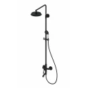 Душевая система WONZON & WOGHAND STEAM, Черный матовый (WW-88739008-MB)