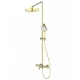 Душевая система WONZON & WOGHAND STICK, Брашированное золото (WW-88739017-BG)