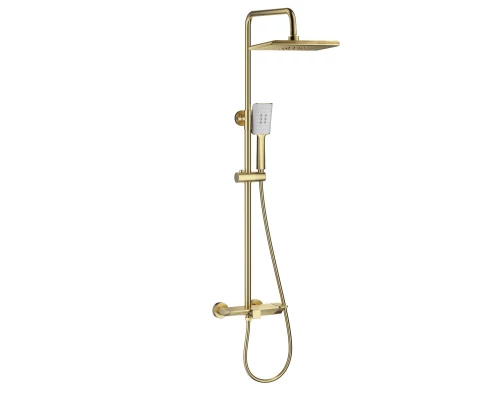 Душевая система WONZON & WOGHAND, Брашированное золото (WW-AE33110-BG)