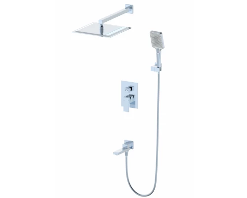 Душевая система встраиваемая WONZON & WOGHAND CUBE, Хром (WW-88939016-CR)