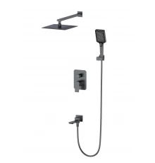 Душевая система встраиваемая WONZON & WOGHAND DIAMOND, Темный графит (WW-88939011-BGM)