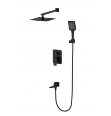 Душевая система встраиваемая WONZON & WOGHAND DIAMOND, Черный матовый (WW-88939011-MB)