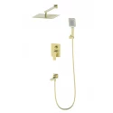Душевая система встраиваемая WONZON & WOGHAND EDGE, Брашированное золото (WW-88939003- BG) Душевая система встраиваемая WONZON & WOGHAND EDGE, Брашированное золото (WW-88939003- BG)