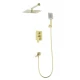 Душевая система встраиваемая WONZON & WOGHAND EDGE, Брашированное золото (WW-88939003- BG)