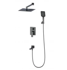 Душевая система встраиваемая WONZON & WOGHAND EDGE, Темный графит (WW-88939003-BGM)