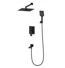 Душевая система встраиваемая WONZON & WOGHAND EDGE, Черный матовый (WW-88939003-MB)