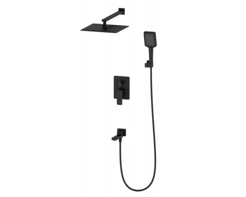 Душевая система встраиваемая WONZON & WOGHAND EDGE, Черный матовый (WW-88939003-MB)