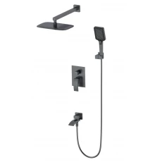 Душевая система встраиваемая WONZON & WOGHAND FIT, Темный графит (WW-88939009A-BGM)