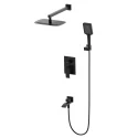 Душевая система встраиваемая WONZON & WOGHAND FIT, Черный матовый (WW-88939009A-MB)