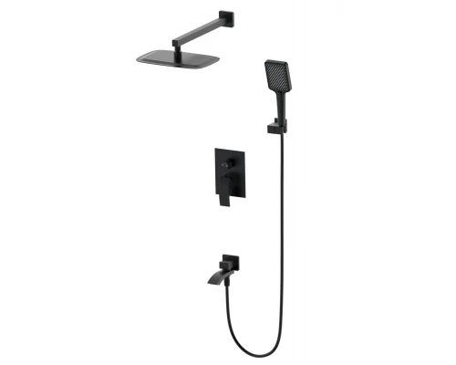 Душевая система встраиваемая WONZON & WOGHAND FIT, Черный матовый (WW-88939009A-MB)