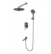 Душевая система встраиваемая WONZON & WOGHAND FRAME, Темный графит (WW-88939010-BGM)