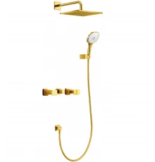 Душевая система встраиваемая WONZON & WOGHAND SHAKESPEARE, Темное золото (WW-654701-DG)