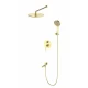 Душевая система встраиваемая WONZON & WOGHAND STICK, Брашированное золото (WW-88939017- BG)