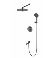 Душевая система встраиваемая WONZON & WOGHAND STICK, Темный графит (WW-88939017-BGM)