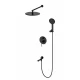 Душевая система встраиваемая WONZON & WOGHAND STICK, Черный матовый (WW-88939017-MB)