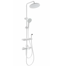 Душевая система с гигиеническим душем и термостатом WONZON & WOGHAND SOLID, Белый матовый (WW-C3011-A1-MW)