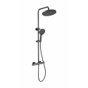 Душевая система с термостатом WONZON & WOGHAND INN 1, Темный графит (WW-B3013-T1-BGG)