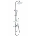 Душевая система с термостатом WONZON & WOGHAND Plate, Хром (WW-C3017-A1-CR)