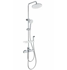 Душевая система с термостатом WONZON & WOGHAND Plate, Хром (WW-C3017-A1-CR)