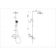 Душевая система с термостатом WONZON & WOGHAND STICK, Темный графит (WW-88739903-BGM)