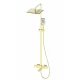 Душевая система с термостатом WONZON & WOGHAND, Брашированное золото (WW-88739901-BG)