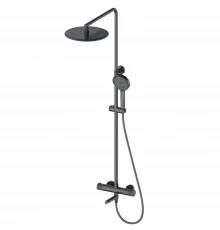 Душевая система с термостатом WONZON & WOGHAND, Темный графит (WW-88739902-BGM)