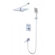 Душевая система с термостатом встраиваемая WONZON & WOGHAND, Хром (WW-88929003-CR)