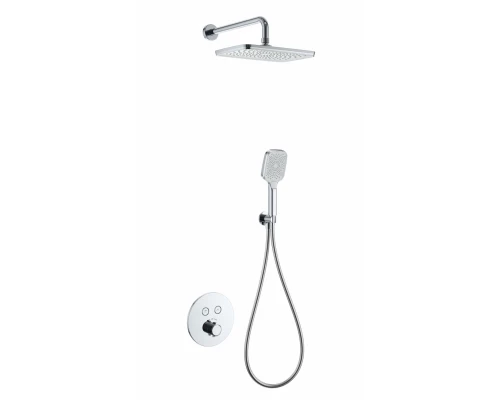 Душевая система с термостатом встраиваемая WONZON & WOGHAND, Хром (WW-D2017-A-CR)