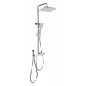 Душевая система с техническим душем и термостатом WONZON & WOGHAND MUSE Piano, Хром (WW-B4132-A-CR)