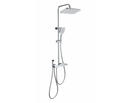Душевая система с техническим душем и термостатом WONZON & WOGHAND MUSE Piano, Хром (WW-B4132-A-CR)