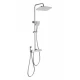 Душевая система с техническим душем и термостатом WONZON & WOGHAND MUSE Piano, Хром (WW-B4132-A-CR)